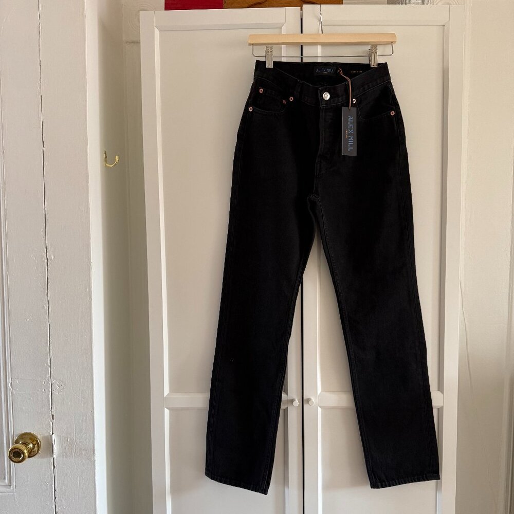 Alex Mill Jane Mid Rise Straight Jean Reykjavik Wash - Size 26